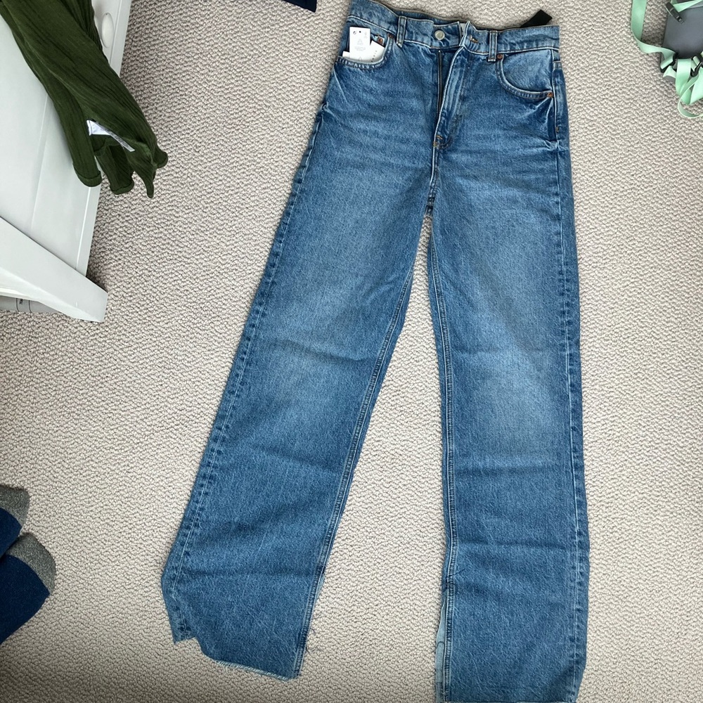 Zara wide leg jeans